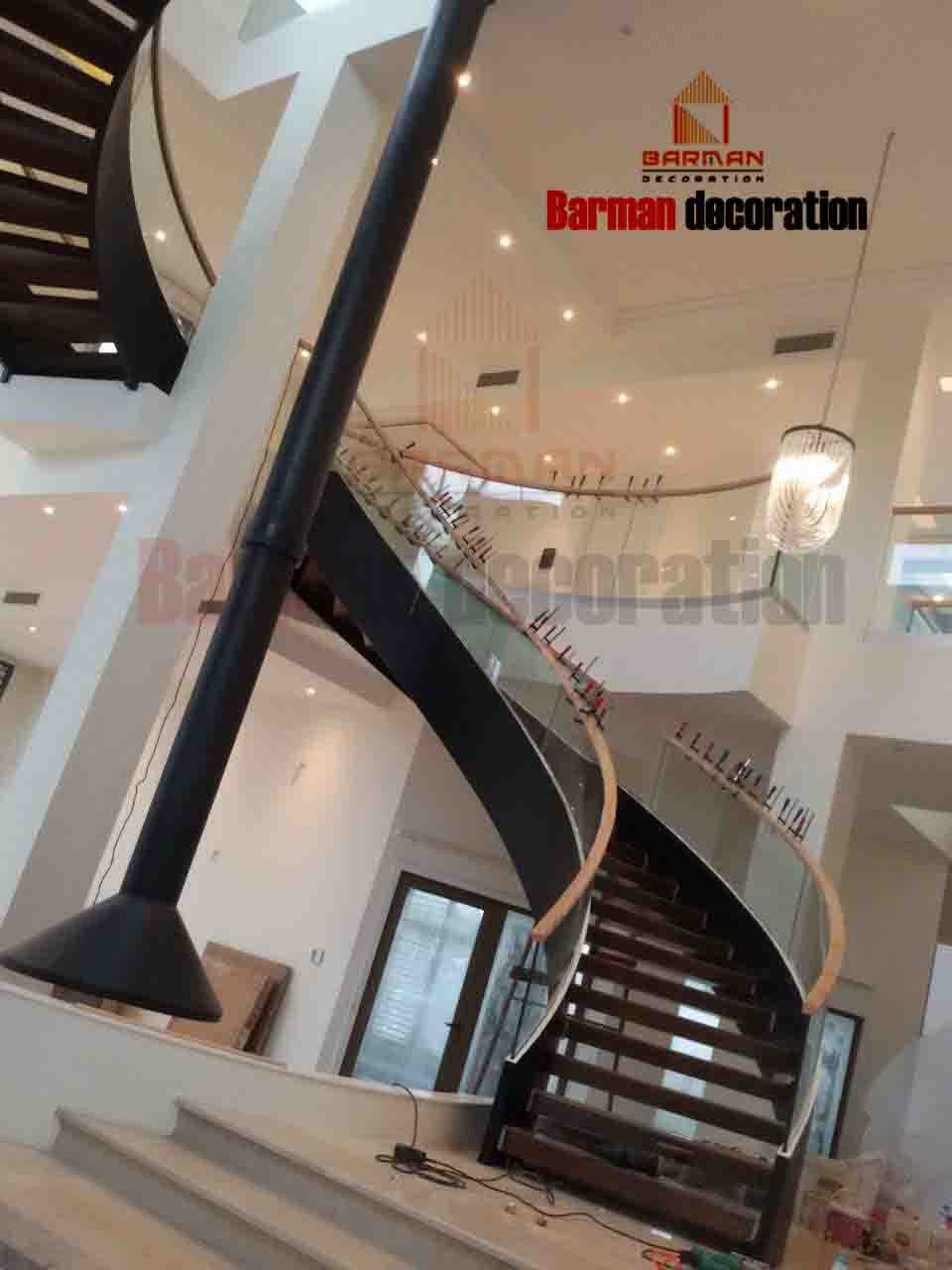 شاسی فلزی پله گرد و شاسی فلزی پله پیچ