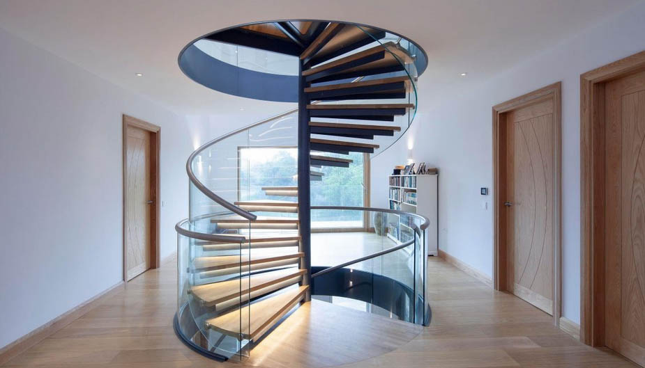 spiral steps